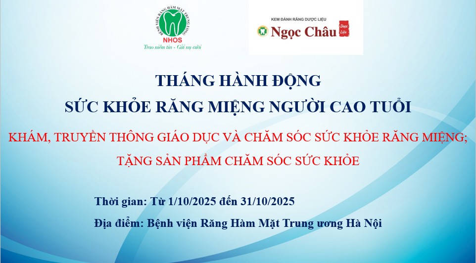 BỆNH VIỆN RĂNG HÀM MẶT TRUNG ƯƠNG HÀ NỘI HƯỞNG ỨNG THÁNG HÀNH ĐỘNG VÌ NGƯỜI CAO TUỔI VIỆT NAM 2025 